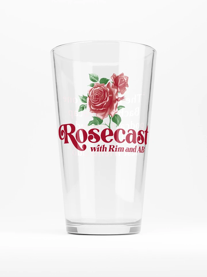 Retro Rose Pint Glass product image (1)