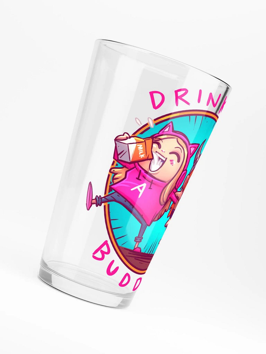 Drinking buddies pint glass product image (6)