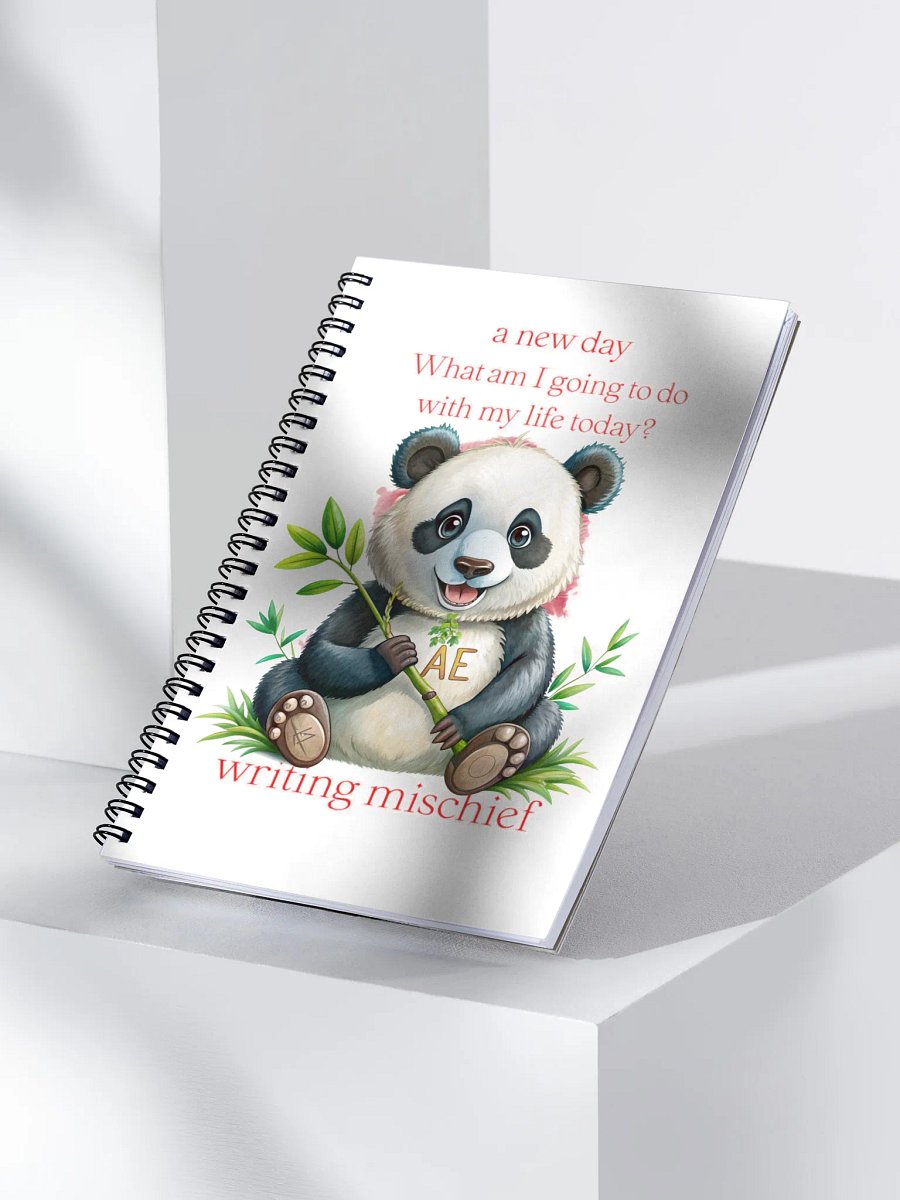 AE Panda's New Day Spiral Notebook product image (3)