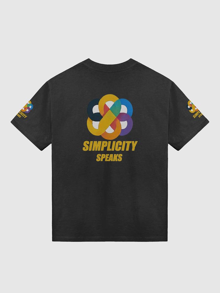 Simplicity Speaks Looped T-Shirt product image (8)