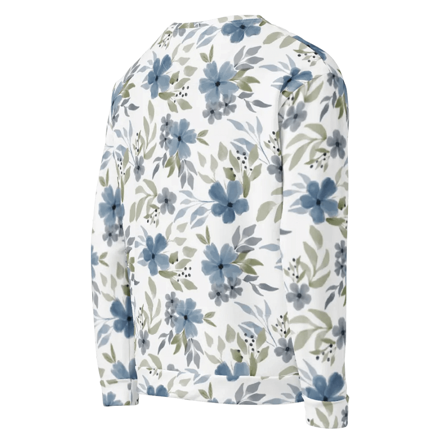 Blue Blossom Bliss Recycled Sweatshirt product image (6)