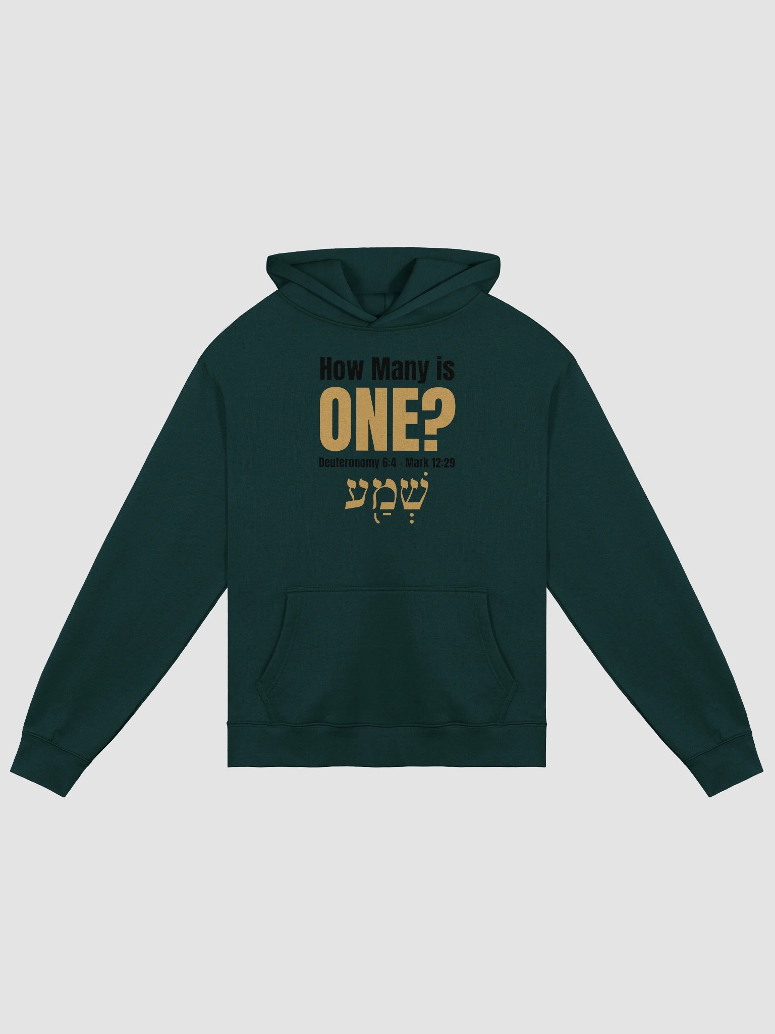 How Many is One Unisex Premium Oversized Hoodie (Black Print) product image (2)