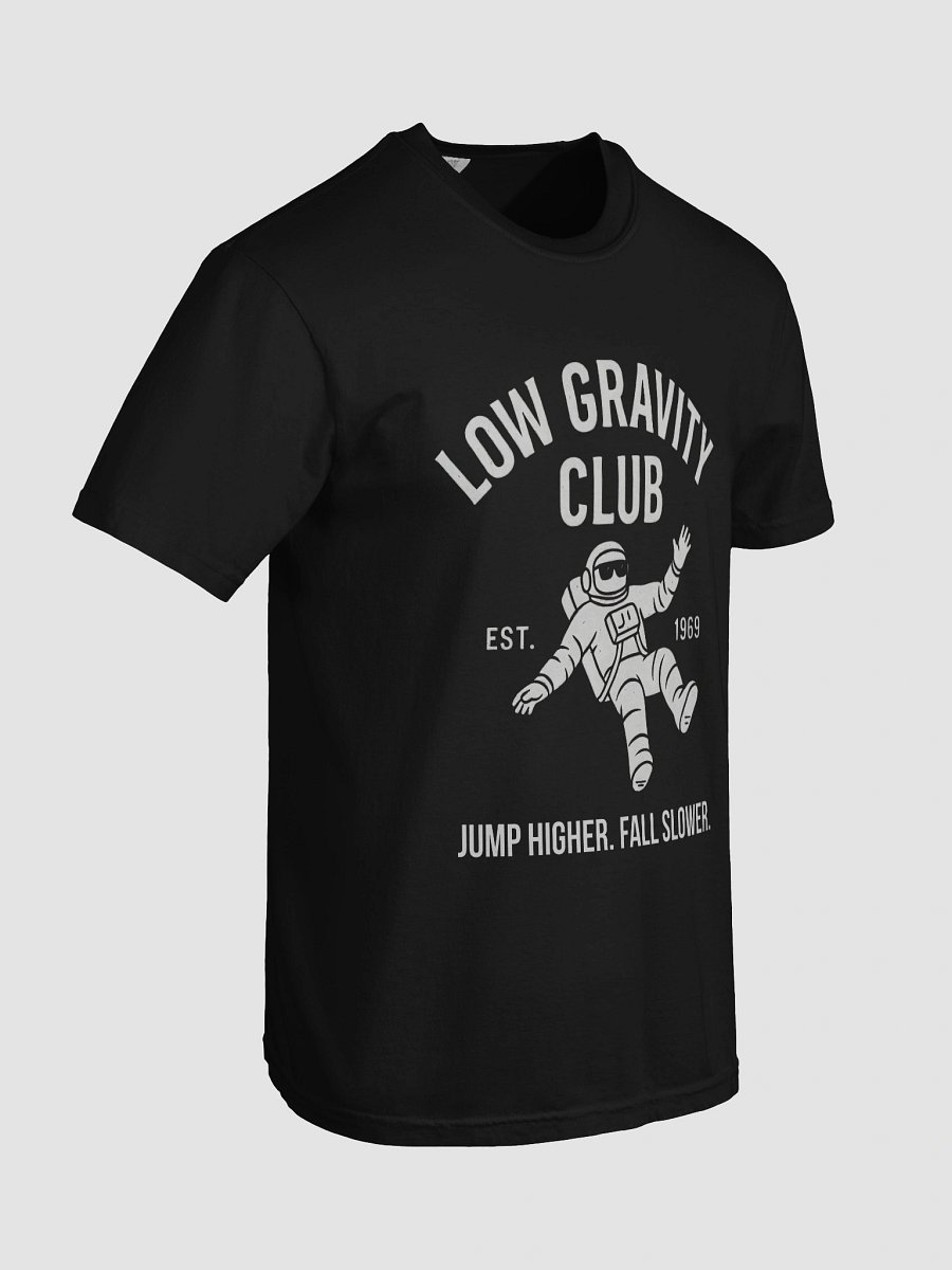 Low Gravity Club T-Shirt – Retro Astronaut Space Tee | Moon Landing 1969 Shirt product image (7)