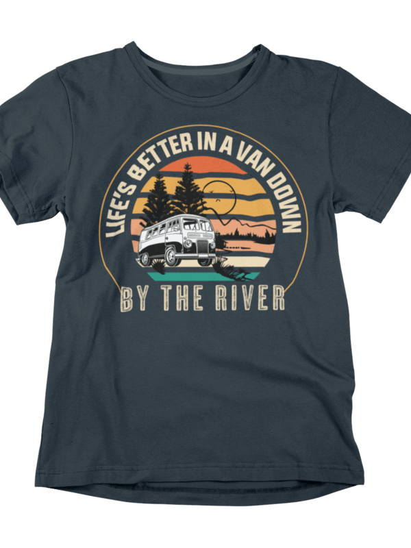 Van Life Dreams: Down by the River Tee product image (1)