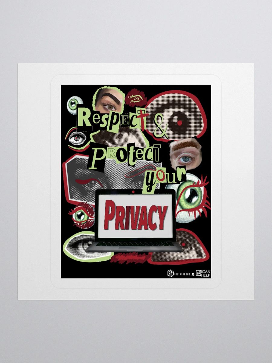 Respect & Protect Your Privacy Online Sticker product image (1)