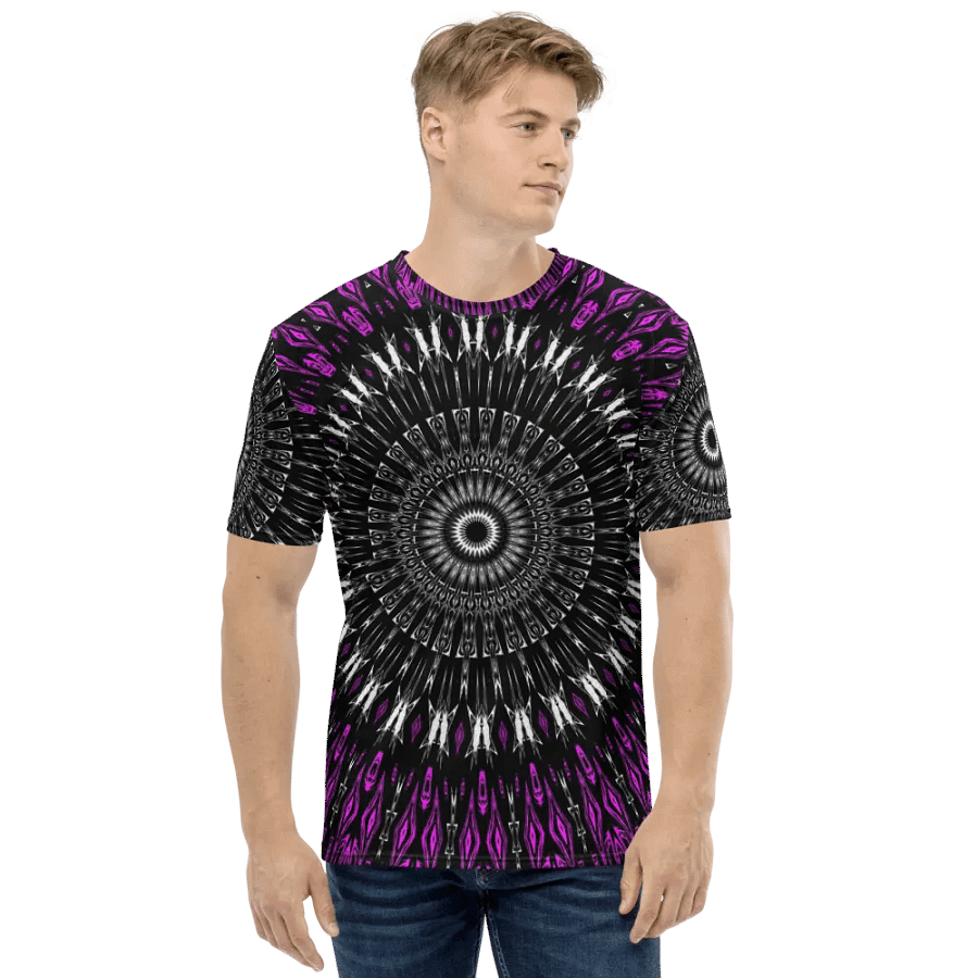 Abstract Mandala Men's Crew Neck T Shirt product image (1)