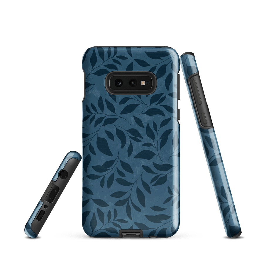 Midnight Foliage Blue Tough Case for Samsung product image (3)