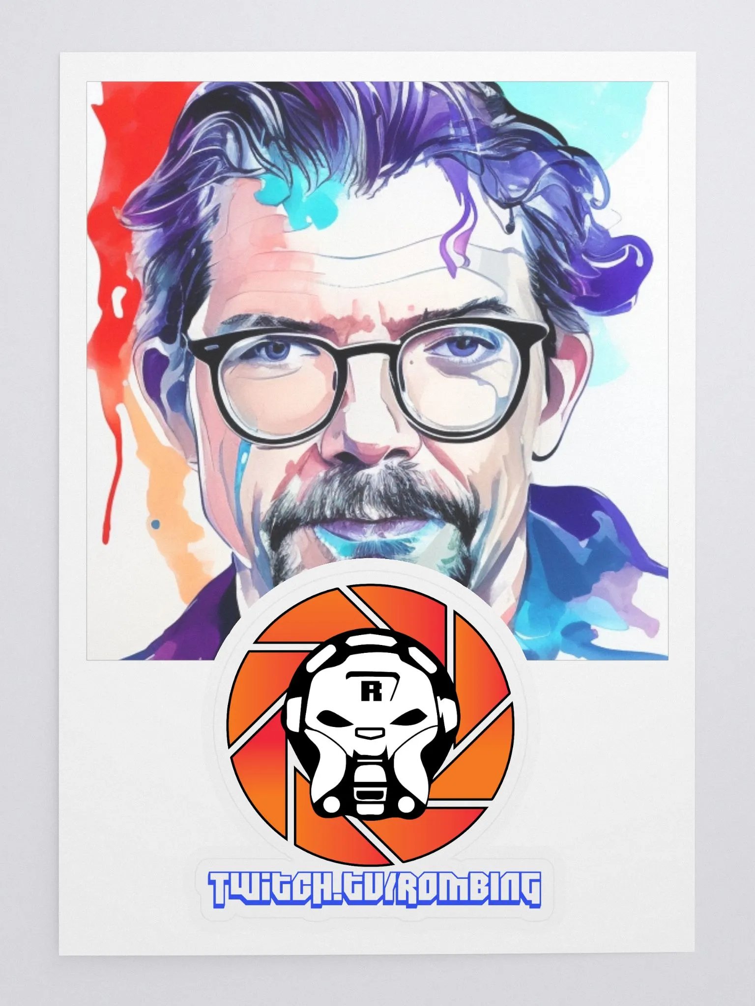 Rombing Logo Kiss Cut Sticker Sheet product image (3)