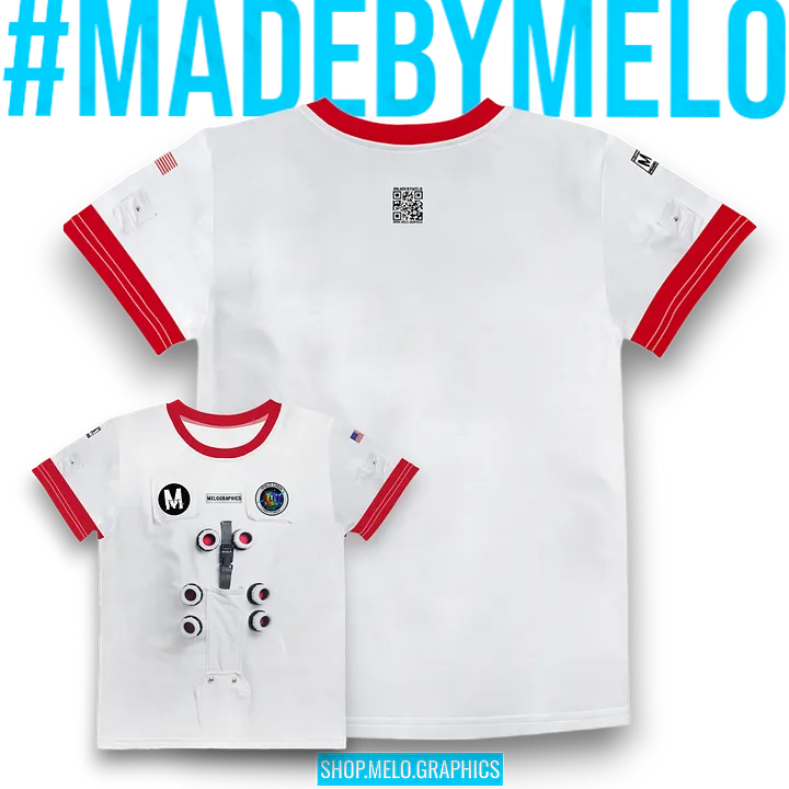 Astronaut Suit: #MeloCrew Junior Cadet - Ultimate Toddler T-Shirt | #MadeByMELO product image (1)