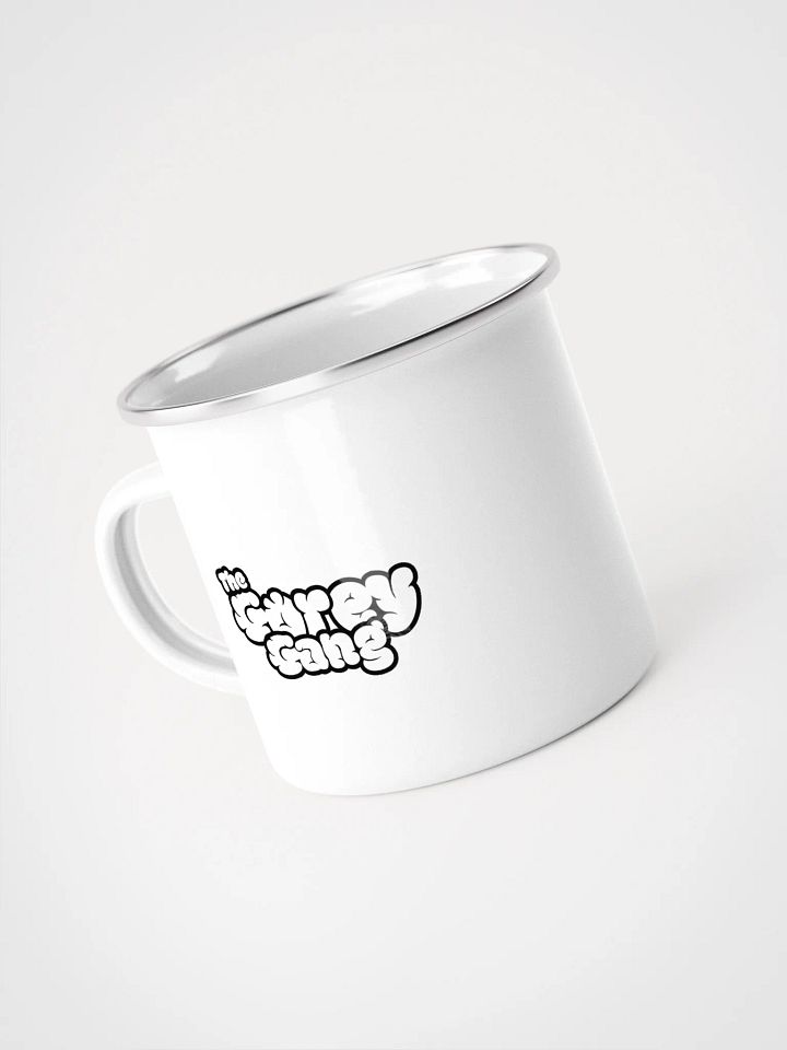 Gorey Gang Black - Enamel Mug product image (1)