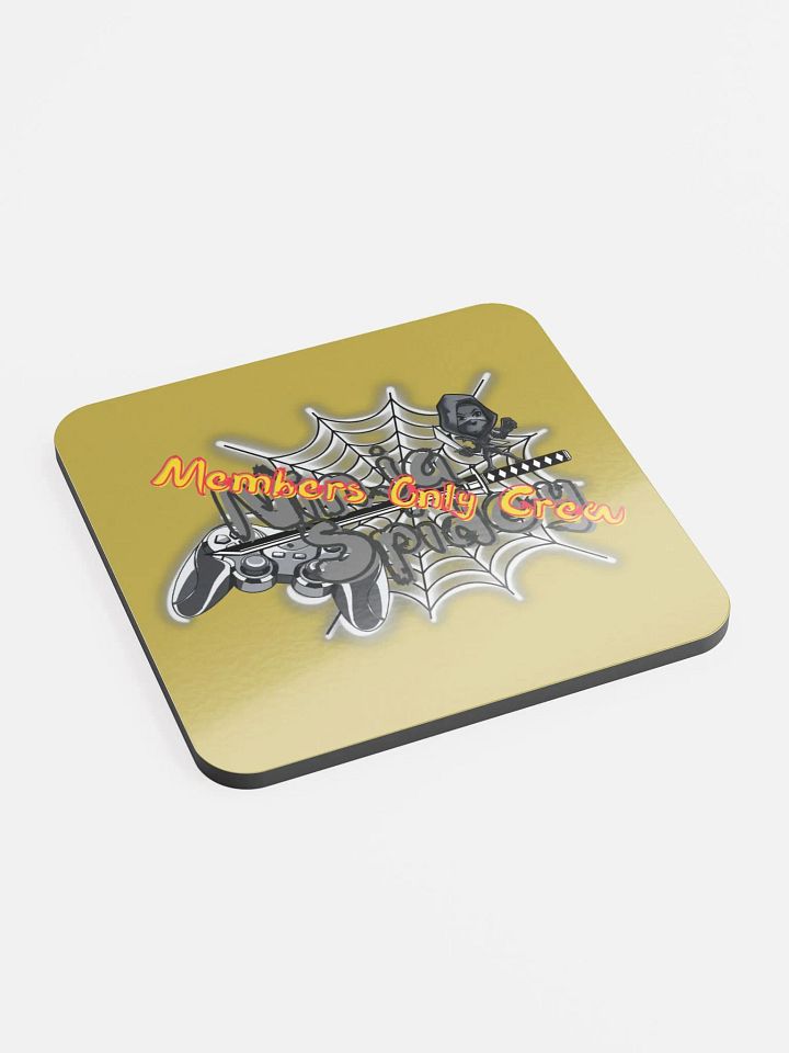 Members Only Glass Coaster (Gold) product image (2)