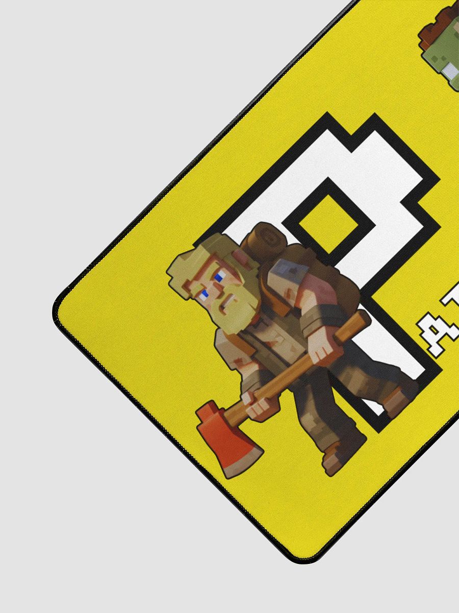 Patient PixelZ P Logo Desk Mat (Yellow) product image (3)