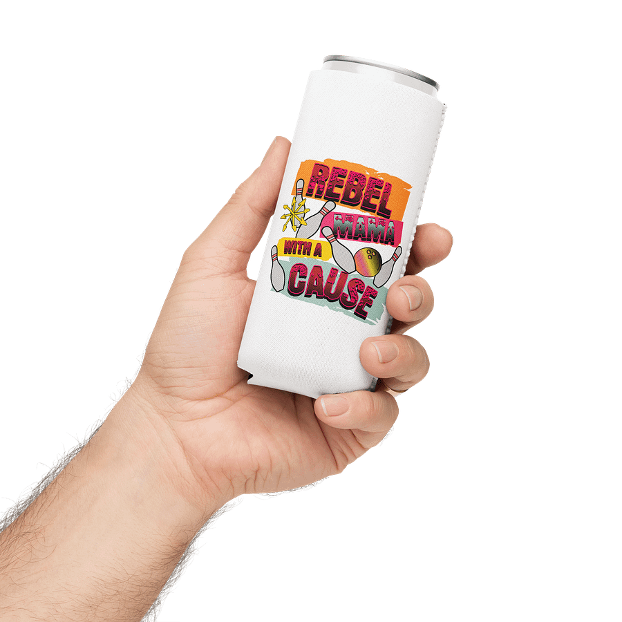 Rebel Mama With A Cause Bowling Can Cooler product image (3)