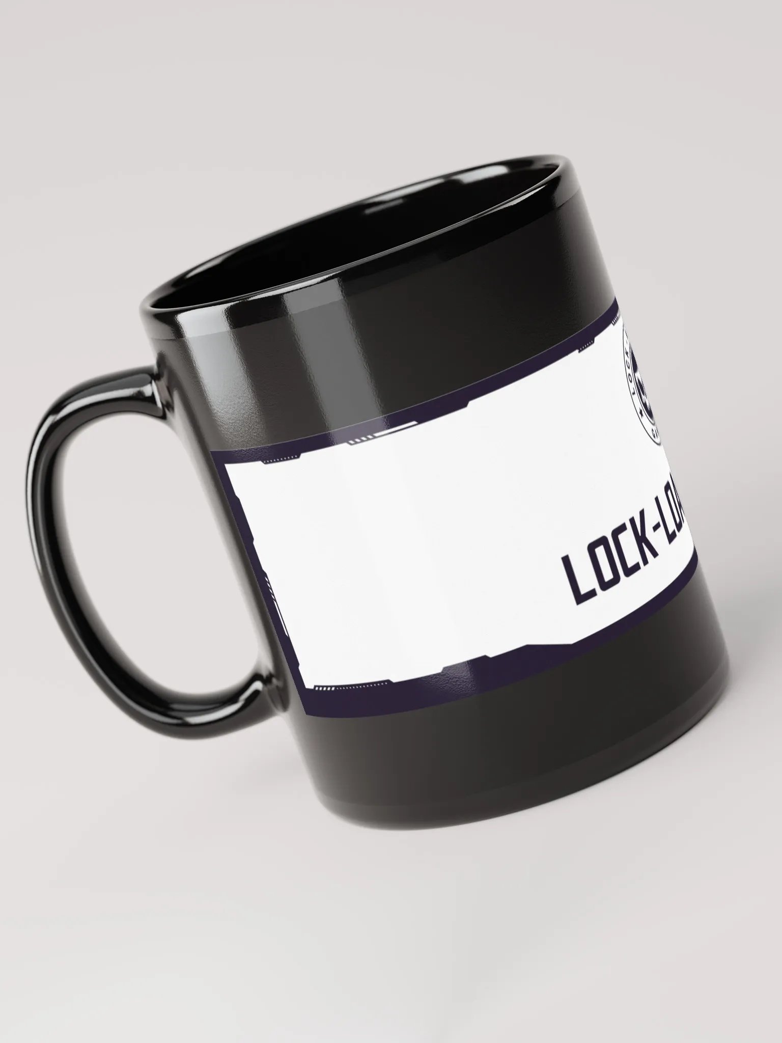 LNLG -Skull Emblem Black Glossy Mug product image (2)