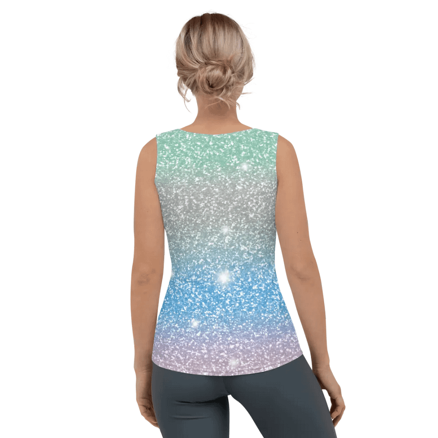Glitter Unicorn Texture Design Tank Top (10) product image (4)