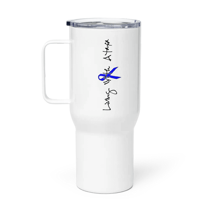 Living With Ataxia Handled Travel Mug product image (1)