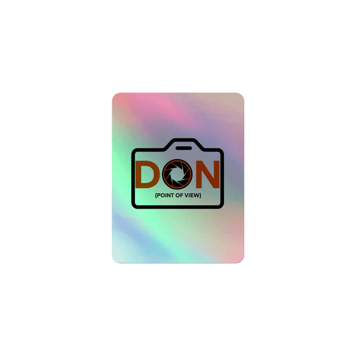 DONPOV Holographic Sticker Sheet product image (1)