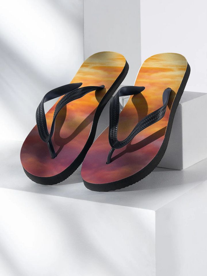 Sunset Clouds Flip Flops product image (2)
