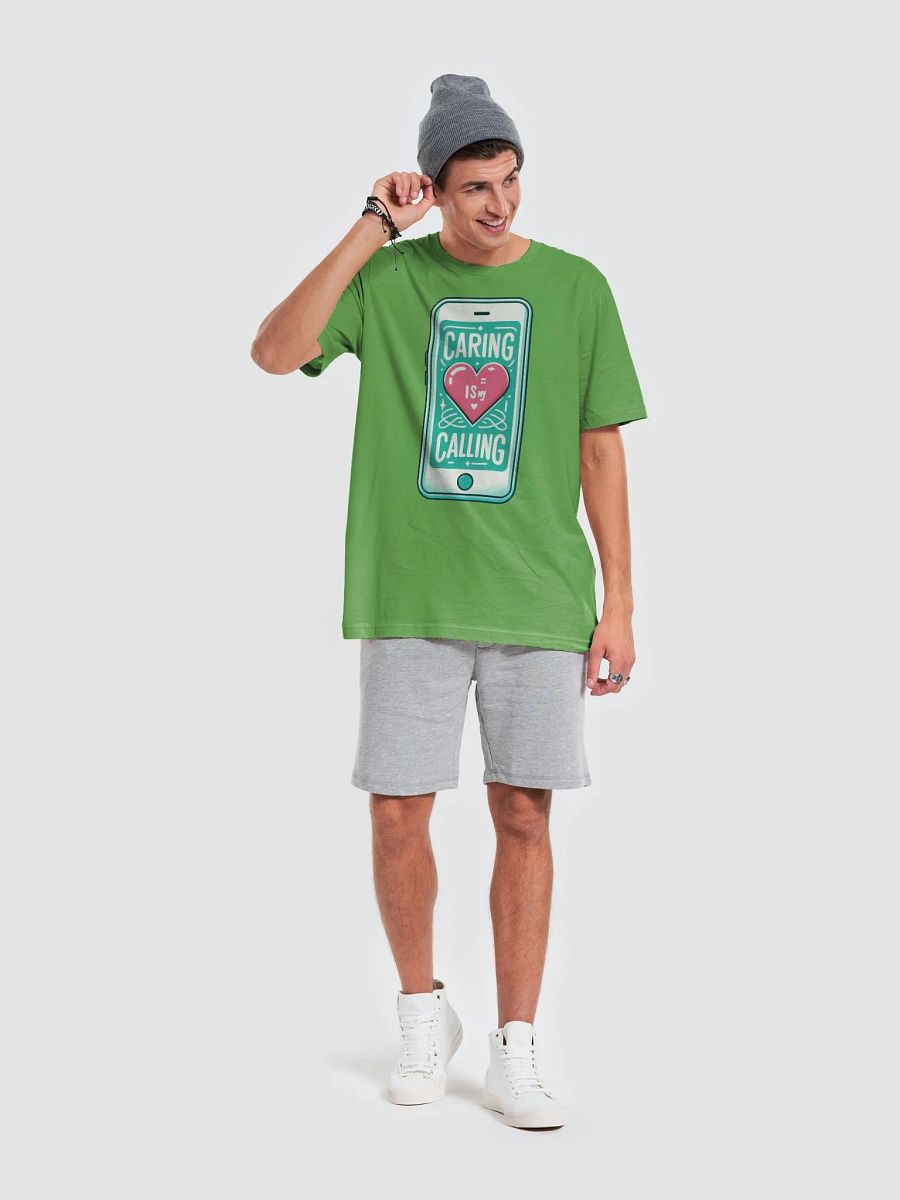 Caring Calling Heart Graphic Tee product image (64)