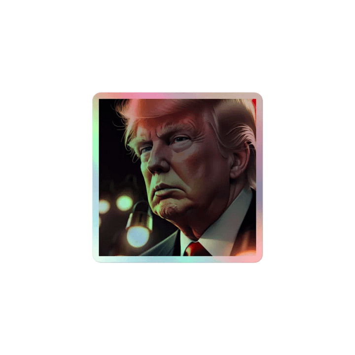 Dedication to America Holographic Sticker product image (1)