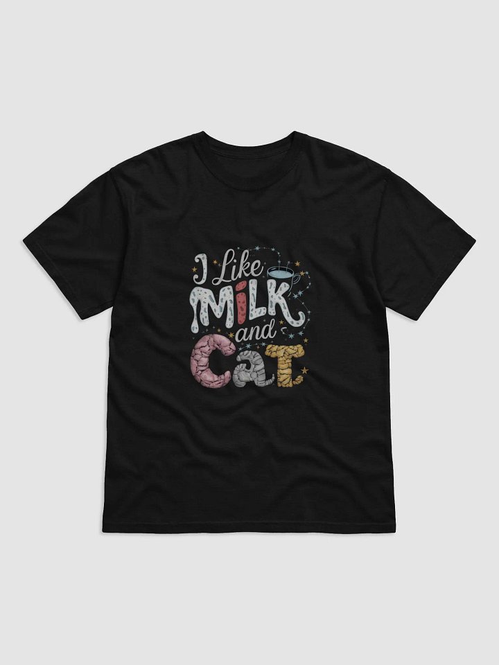 I like Milk n Cat T-shirt by aufsoleh product image (1)