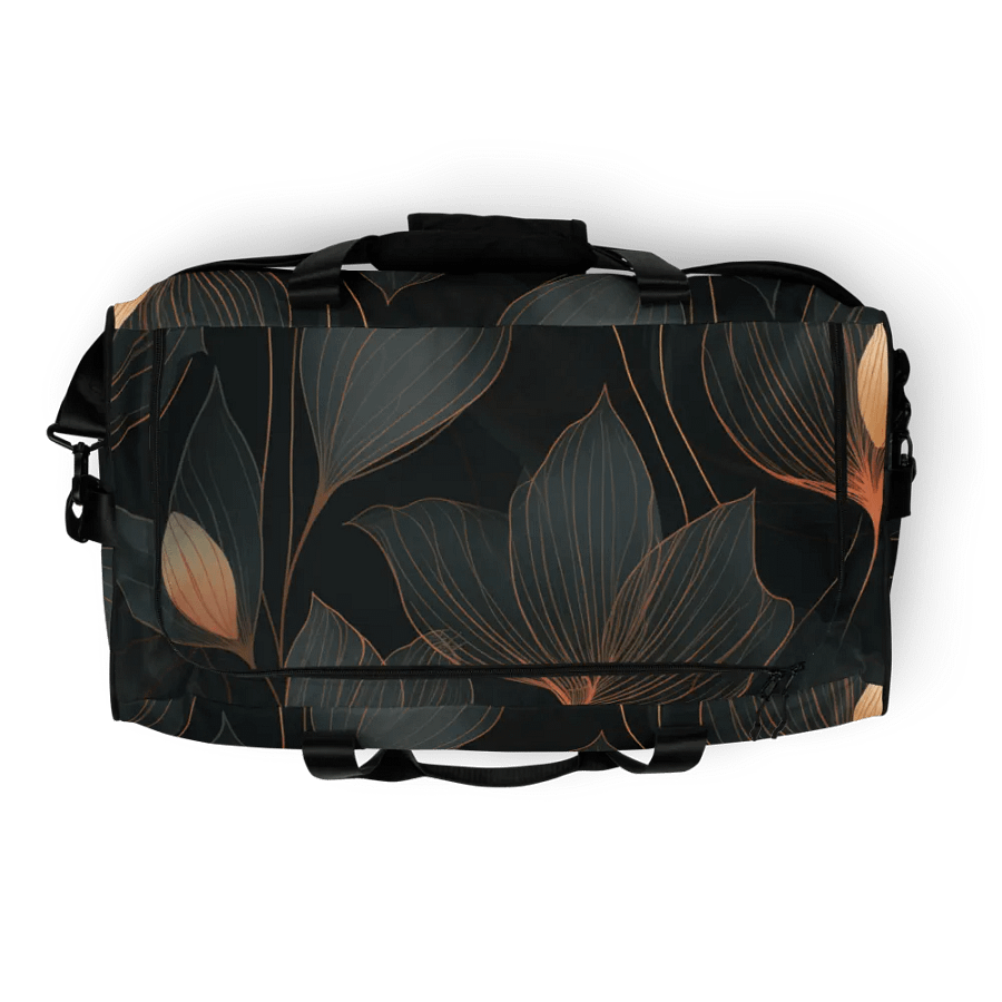 Golden Botanical Elegance Duffle Bag product image (12)