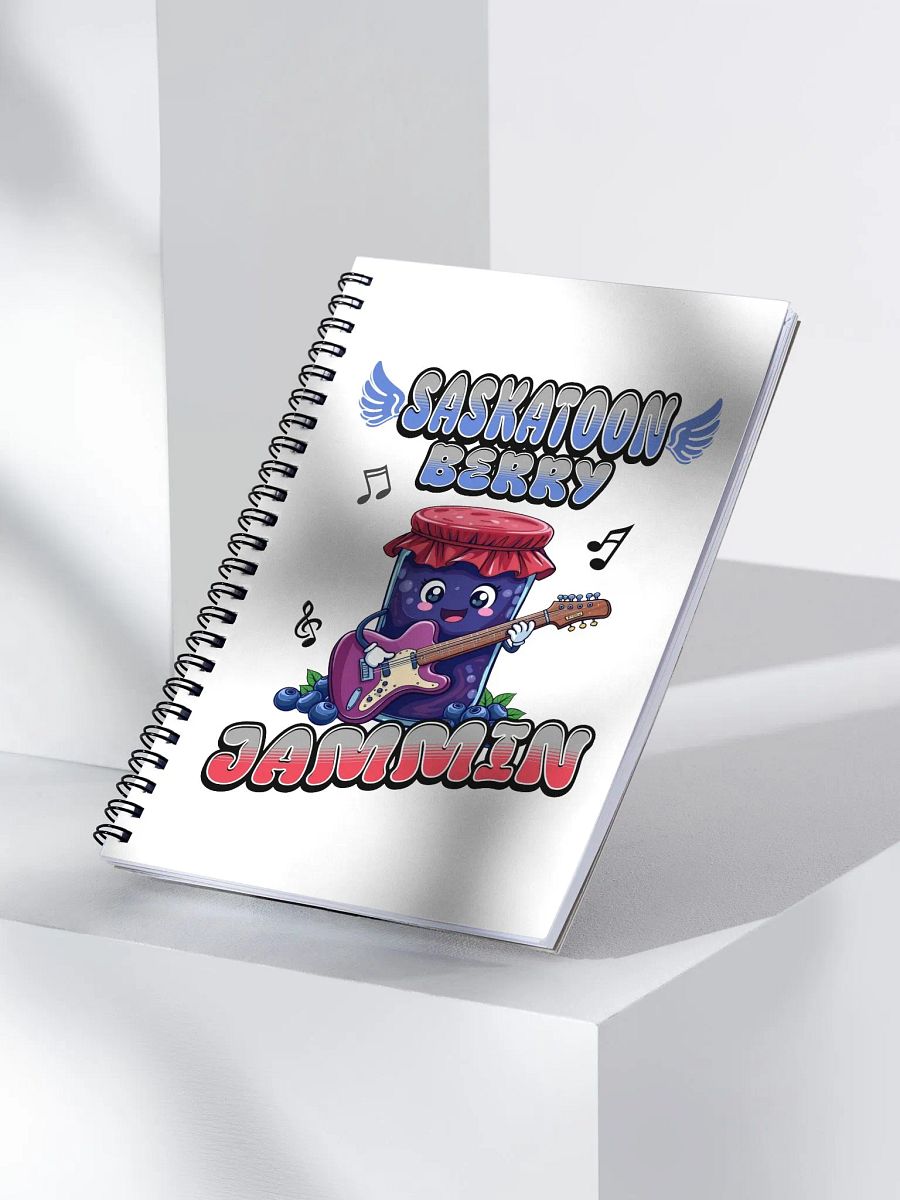 Saskatoon Berry Jammin Spiral Notebook product image (3)