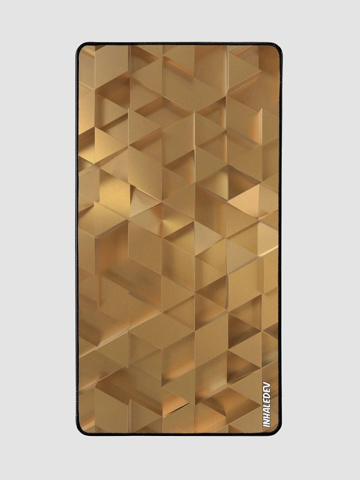 Gold Triangles- Desk Mat product image (2)