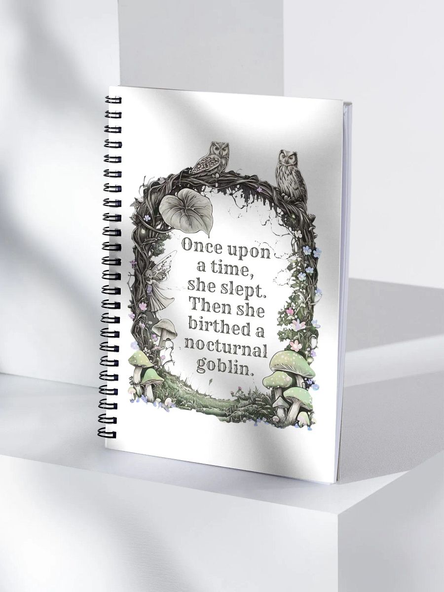 Once Upon A Time She Slept... - Funny Mom NoteBook product image (4)