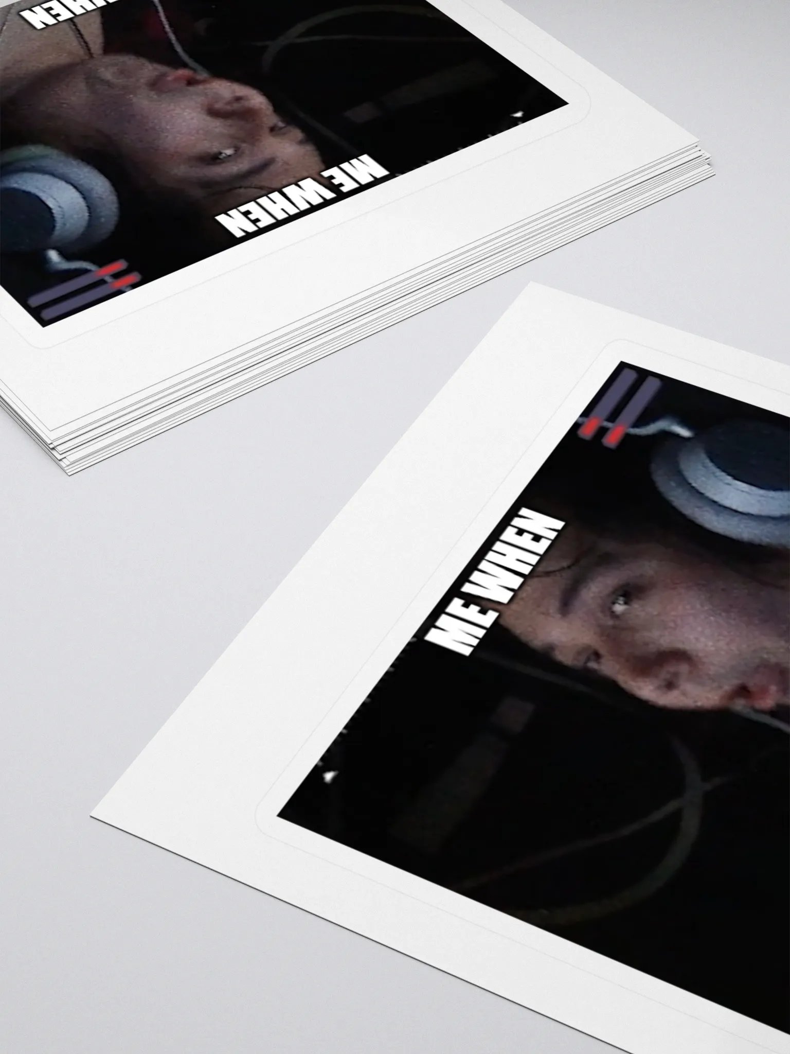Kha0s goofy ahh face Sticker product image (4)