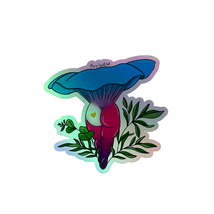 Poly Mush- Holo Sticker product image (2)
