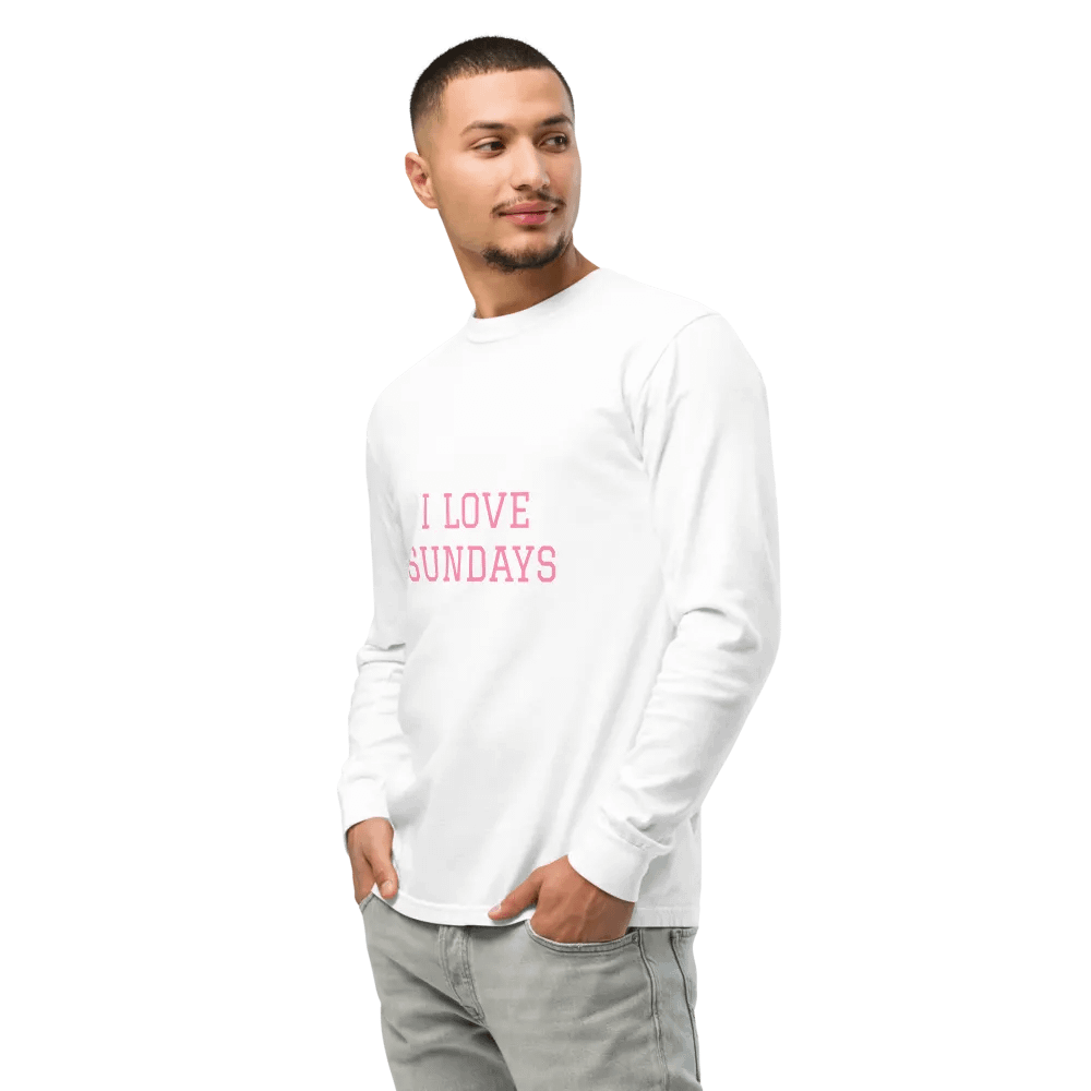 I LOVE SUNDAYS Long Sleeve Shirt product image (3)