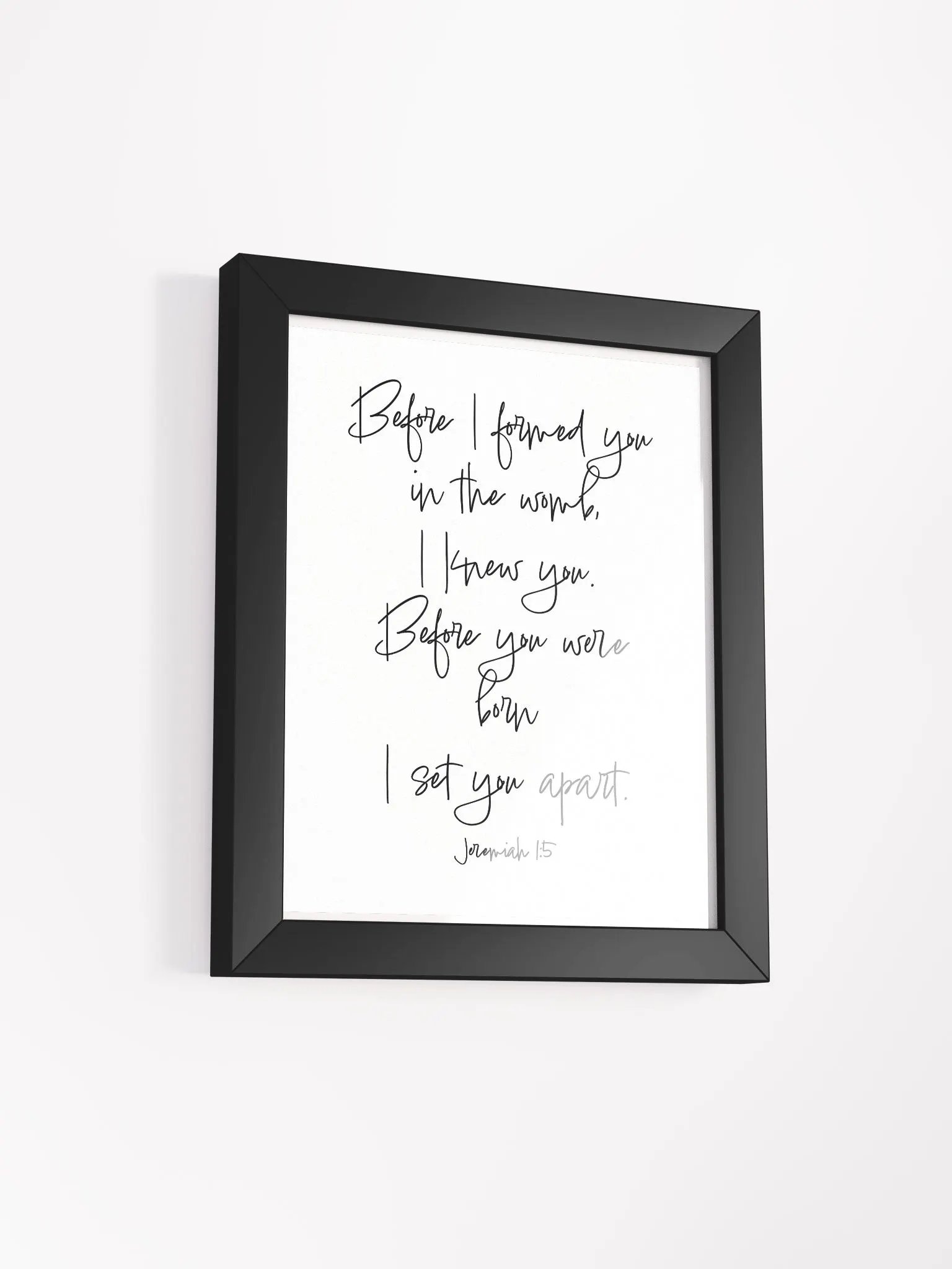 Before I Formed You in the Womb - Framed product image (12)