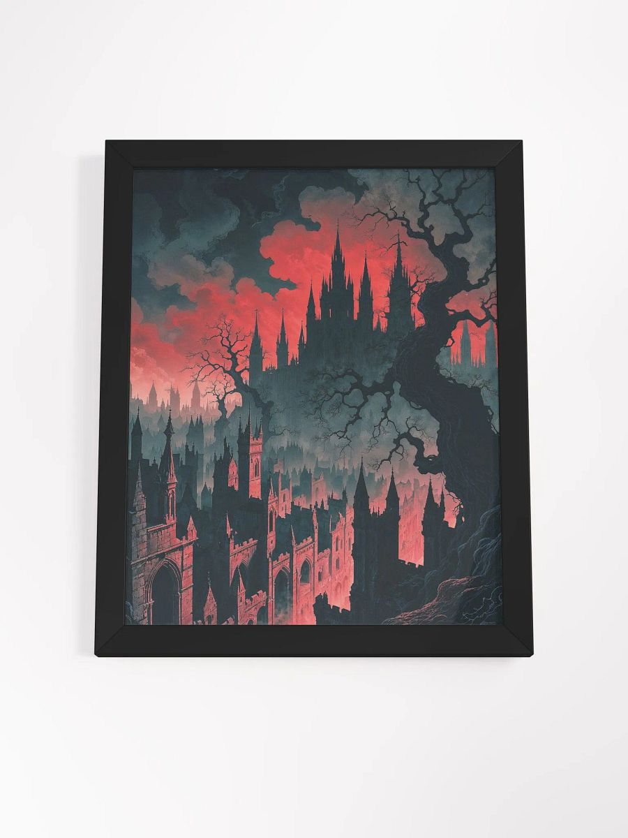 Crimson Gothic Dominion Framed Print product image (21)