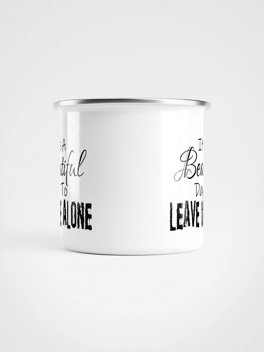 Leave Me Alone (Enamel Mug) product image (2)