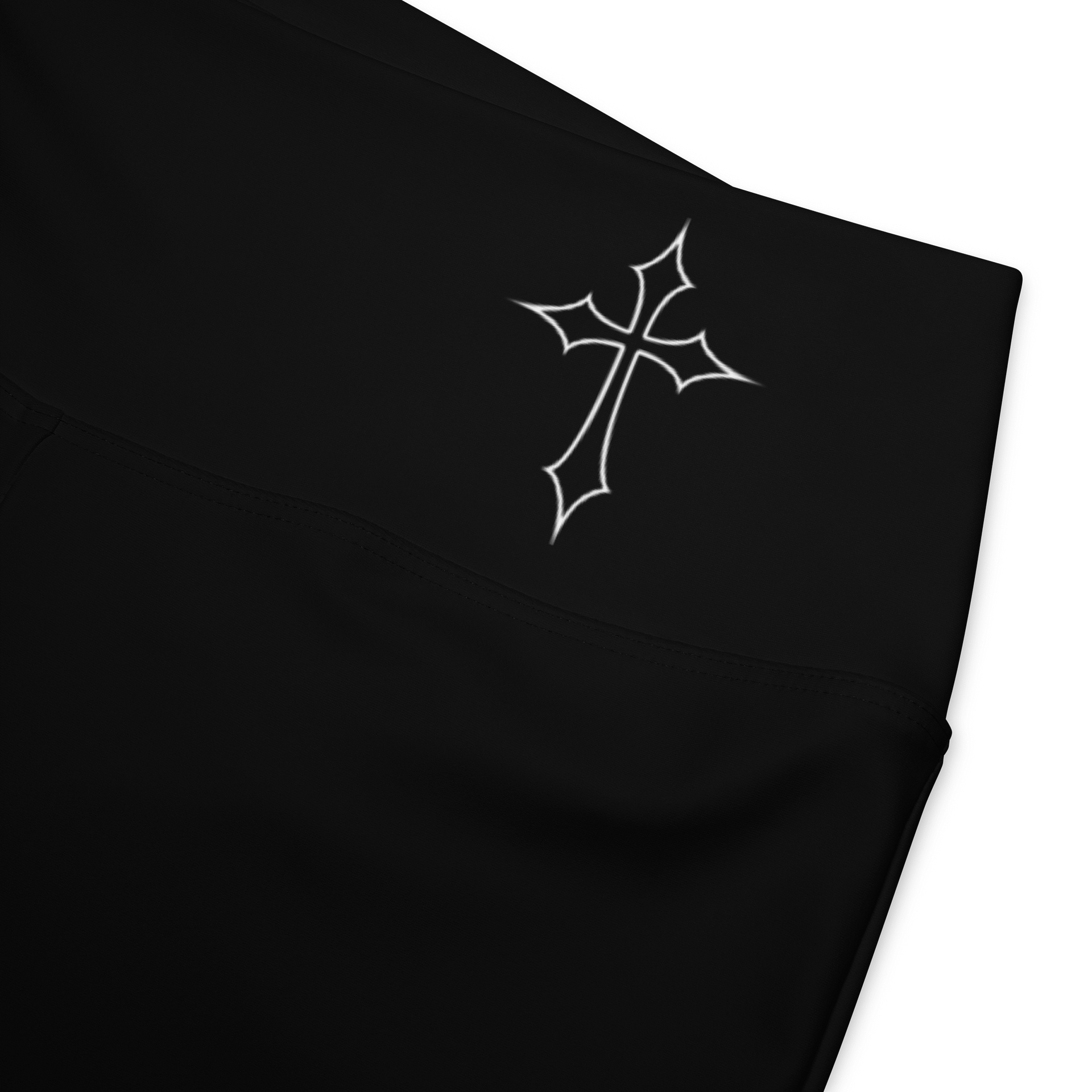 Goth Girl Flare Leggings (Recycled Polyester) product image (5)