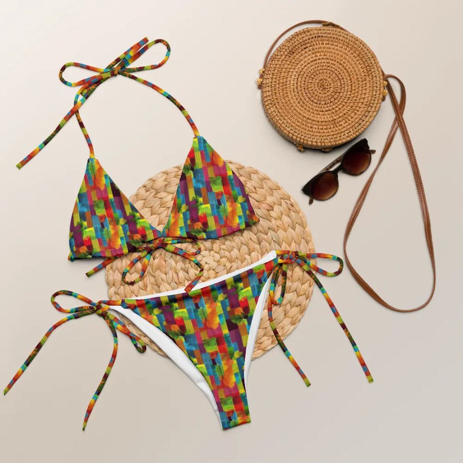 Color Cascade Bikini Set product image (5)