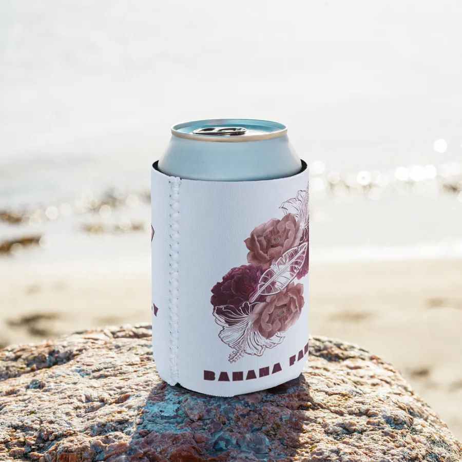 Floral Banana family Can Koozie product image (9)