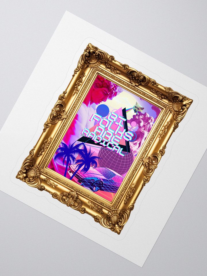 Radical Pride - Bi Folks Are Rad! (STICKER) product image (2)