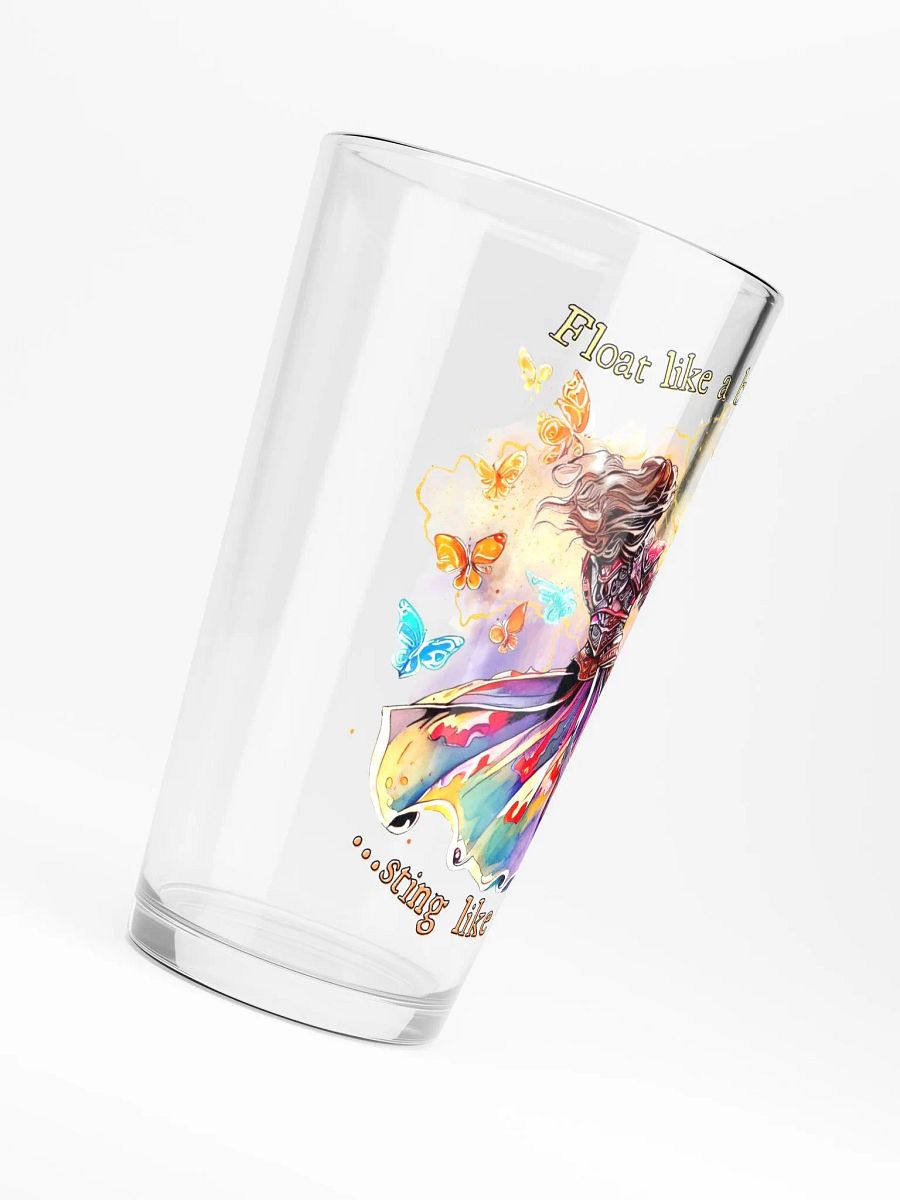 Float Like a Butterfly Pint Glass product image (6)