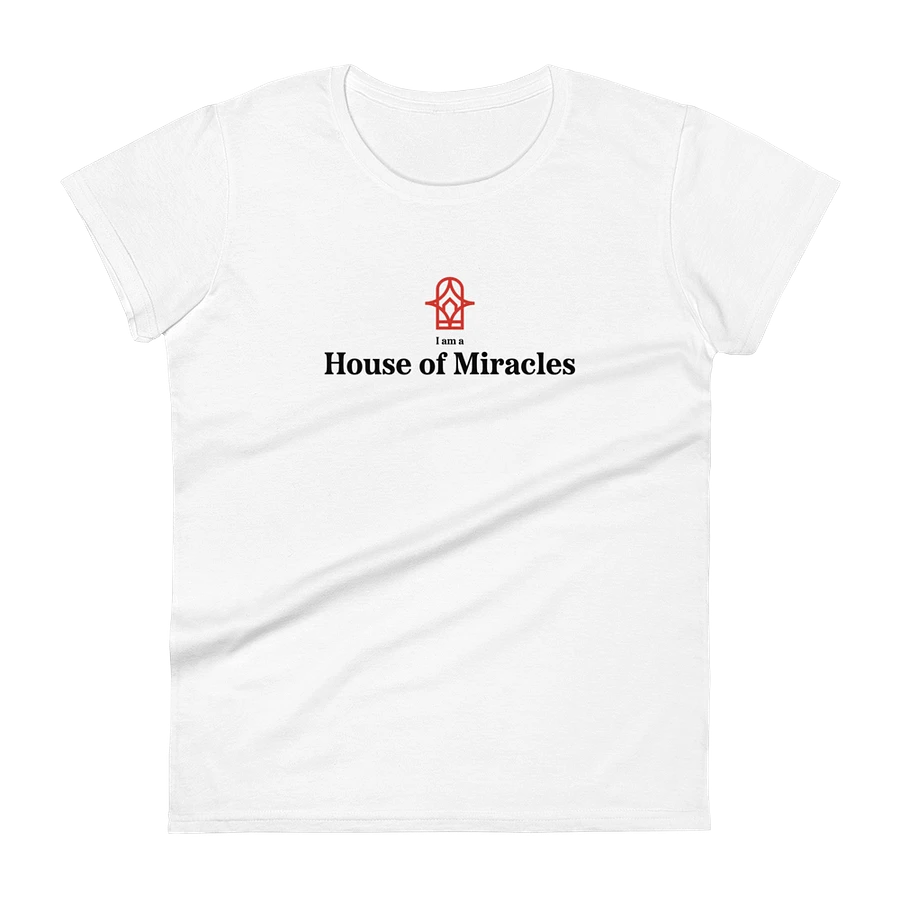 I am a House of Miracles - Fitted (Female) - White product image (10)