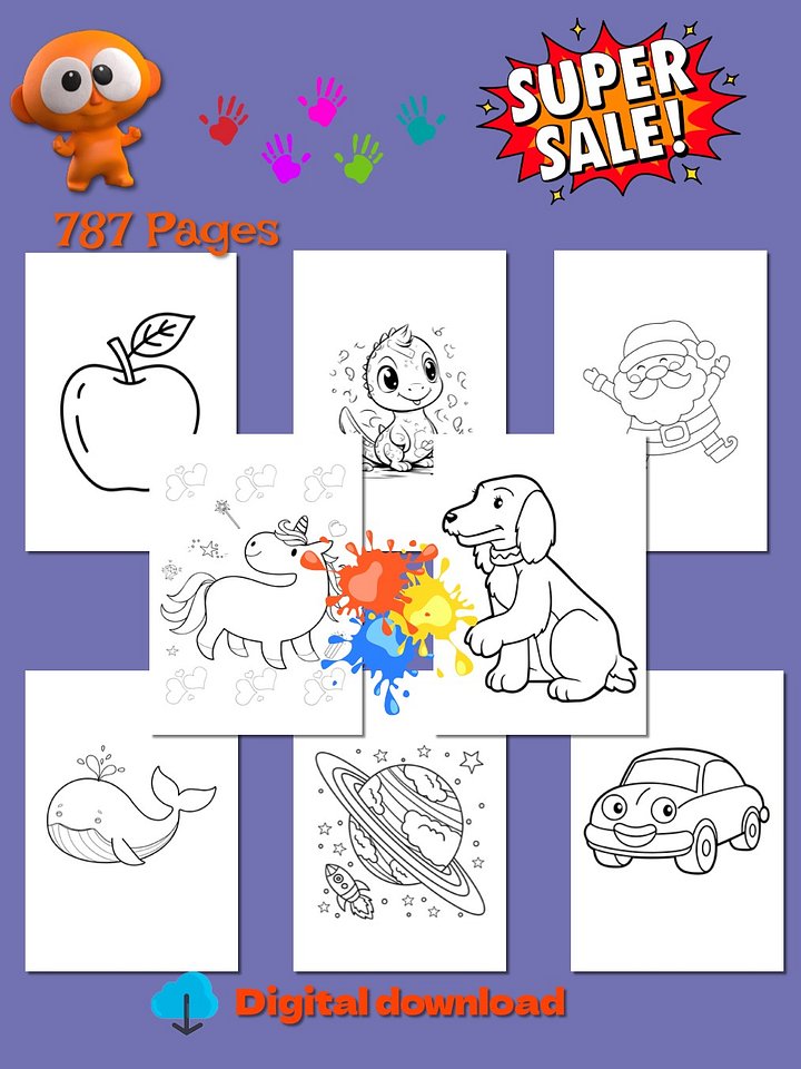 Kiddie Speak Coloring Bundle product image (1)