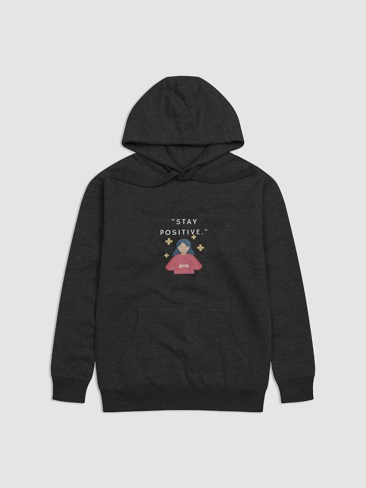 Stay Positive Blue Hair Unisex Hoodie product image (1)