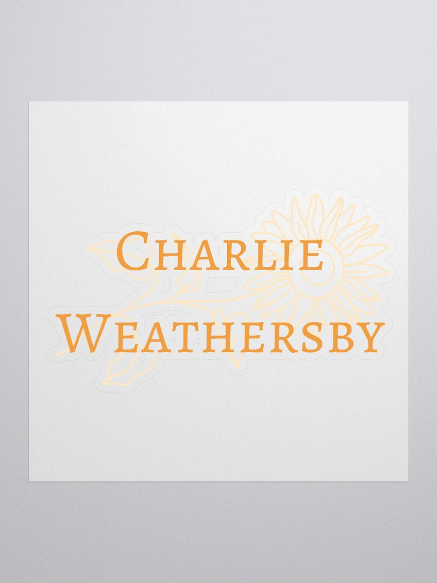 The Charlie Weathersby Logo Sticker product image (1)