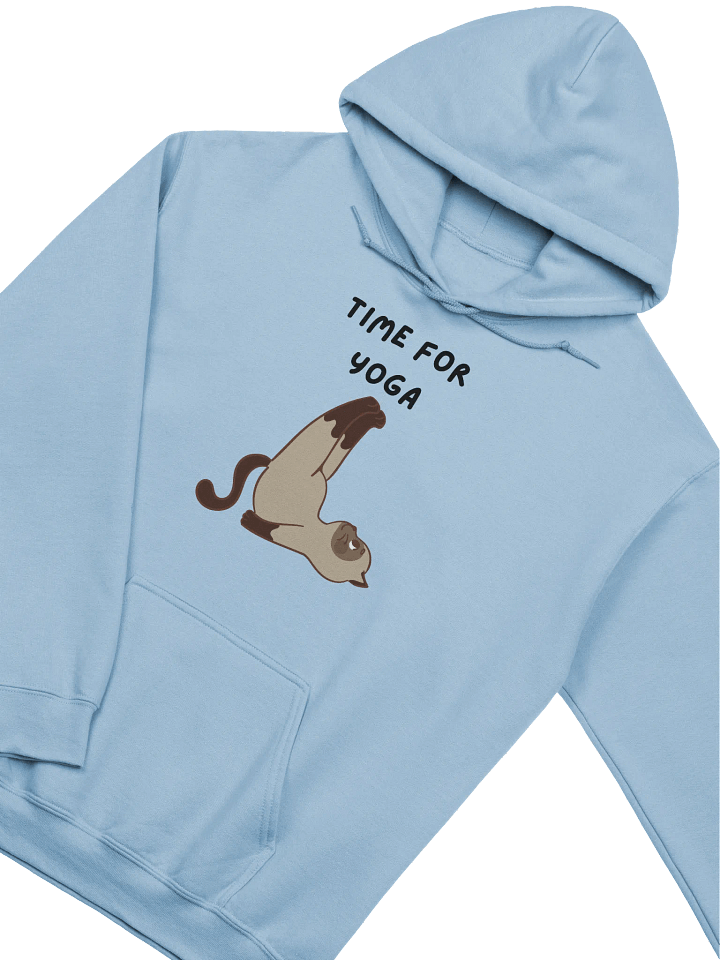 "Zen Cat Hoodie: Time for Yoga" product image (8)