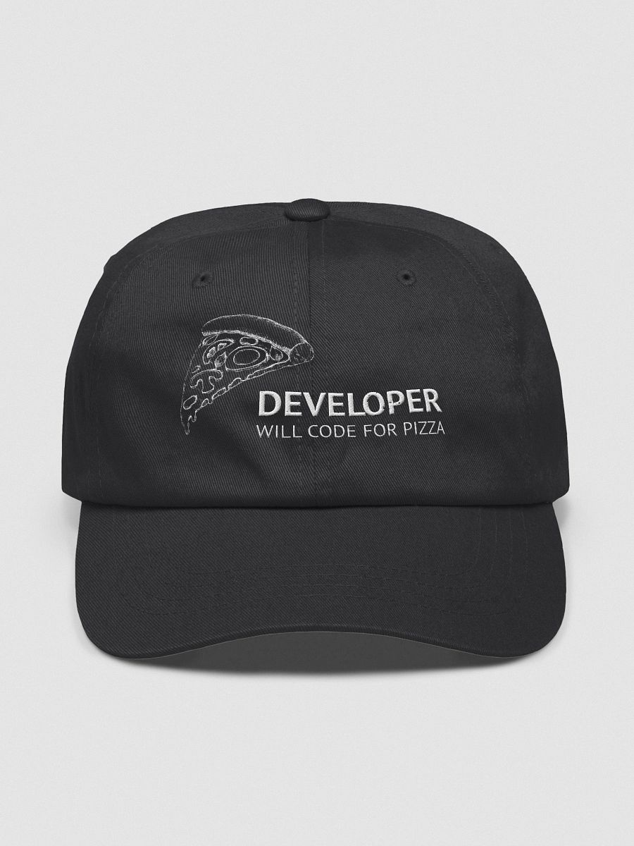 "Fueled by Pizza & Code" Cap – The Dev Diet, Simplified product image (5)
