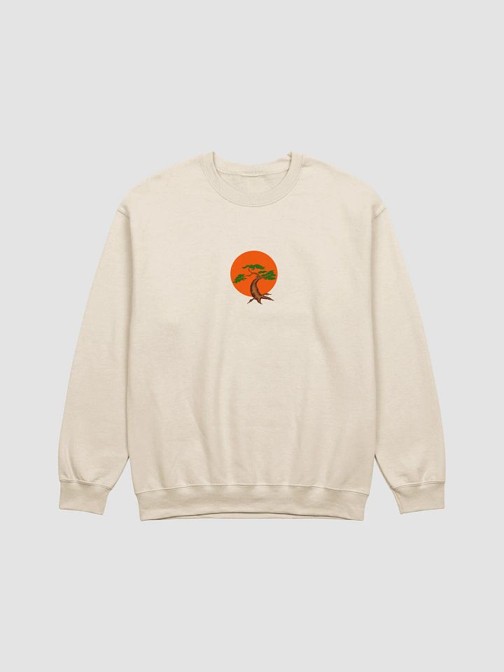 Curved Bonsai Tree Crewneck Sweatshirt product image (1)