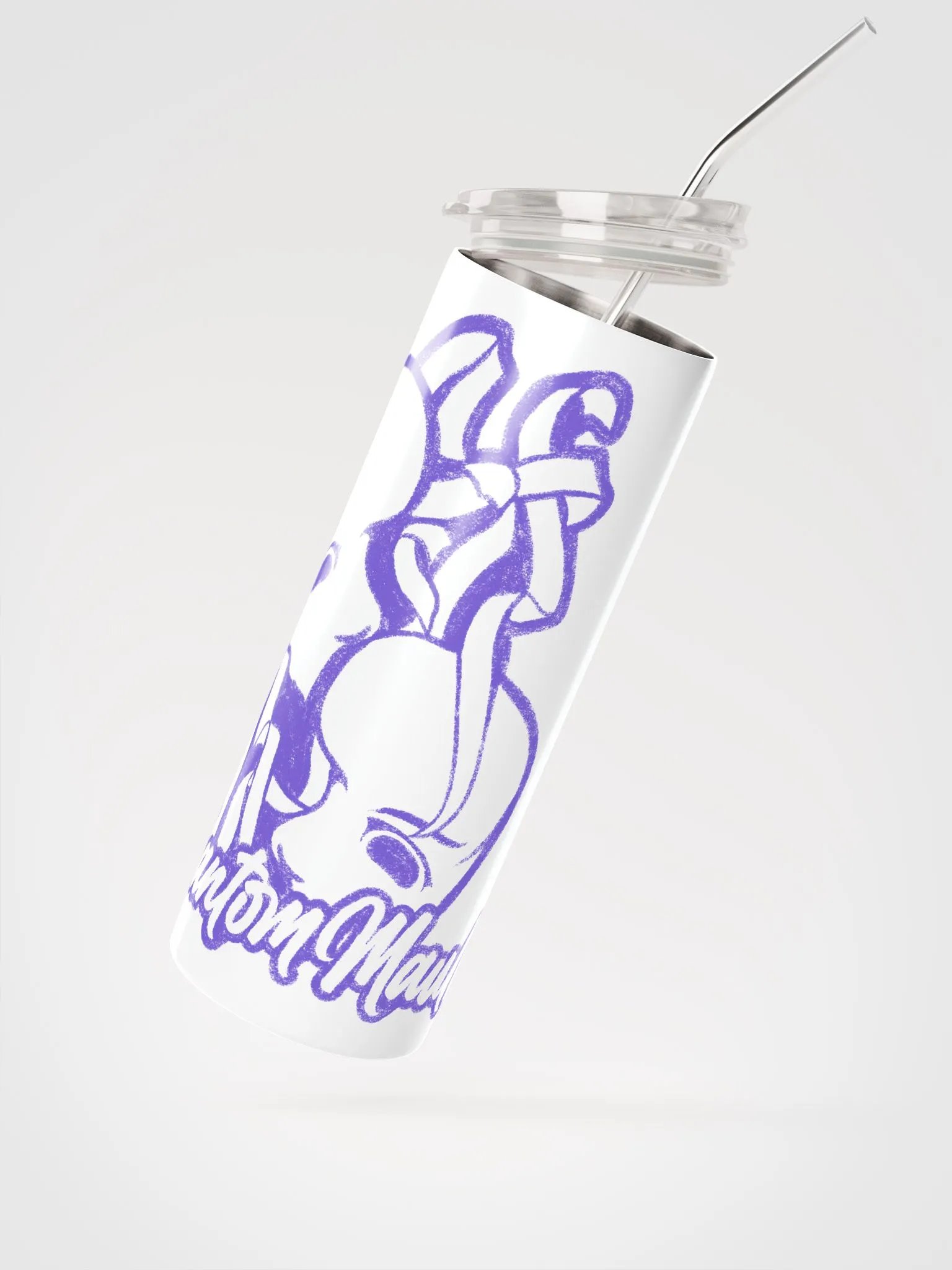 'PhantomMaul' Purple Logo Stainless Steel Tumbler product image (8)