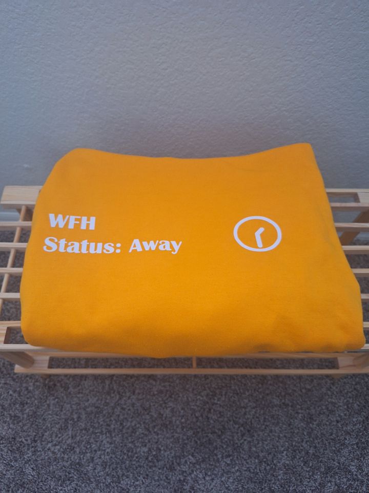 Team WFH, Status Away, Yellow Hoodie product image (2)