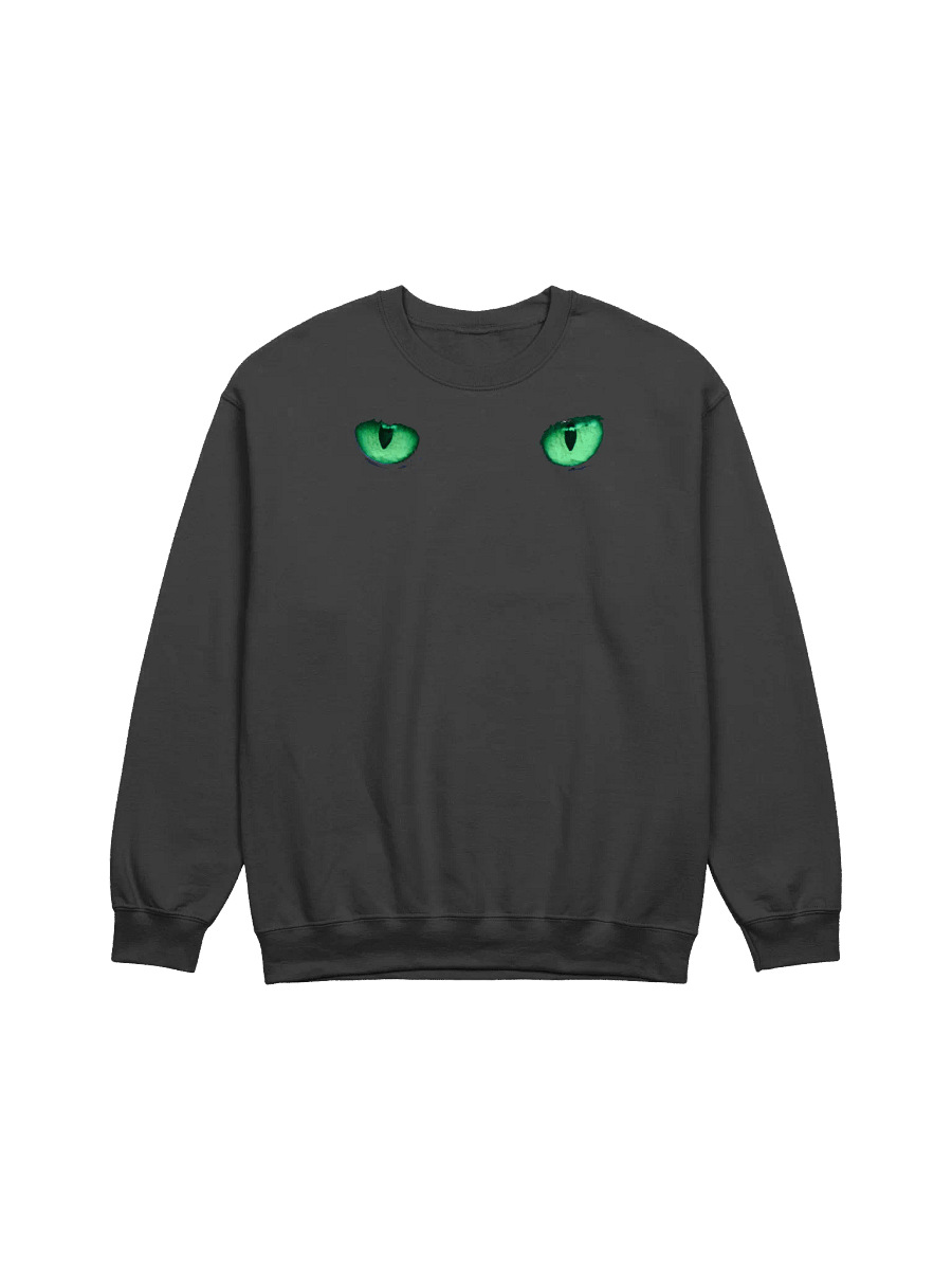 CAT EYES GREEN SWEATSHIRT product image (1)